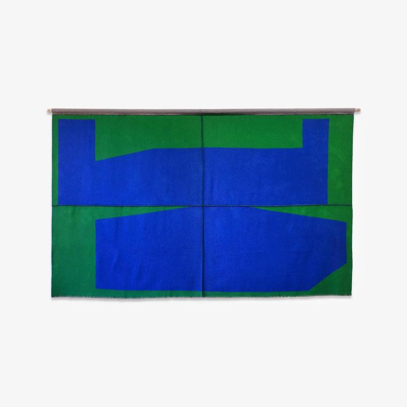 Blue on Green