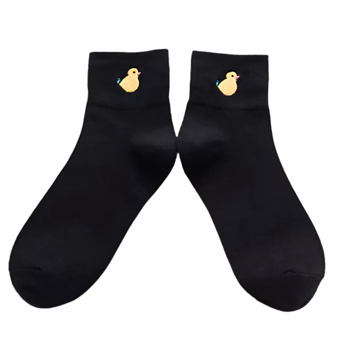 Chaussettes Noires Poussin Brod