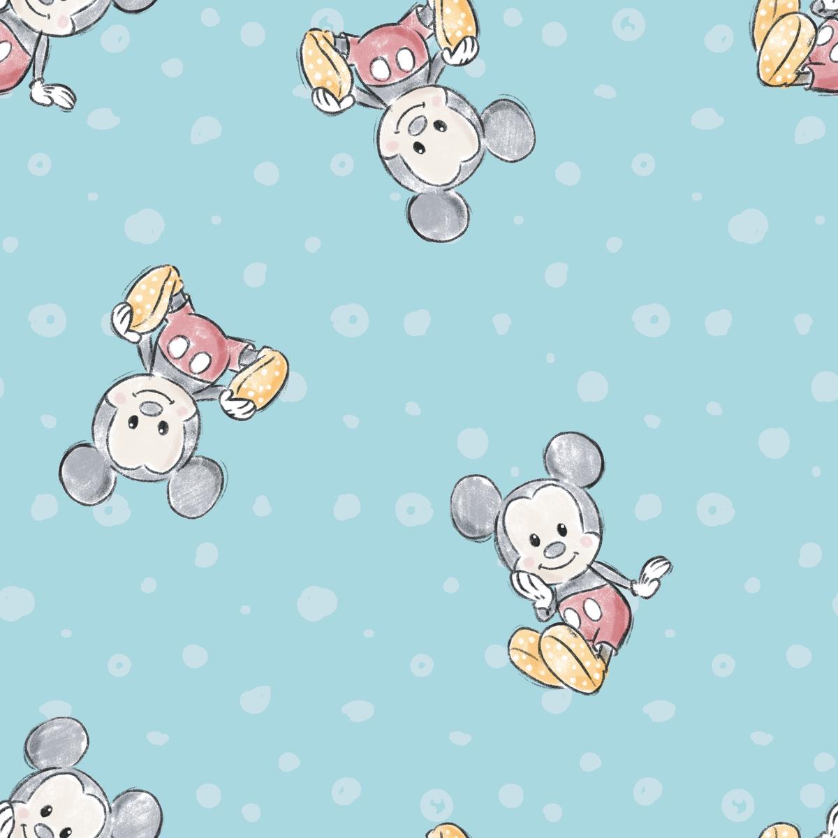 Disney Mickey Mouse Baby Spots Fabric