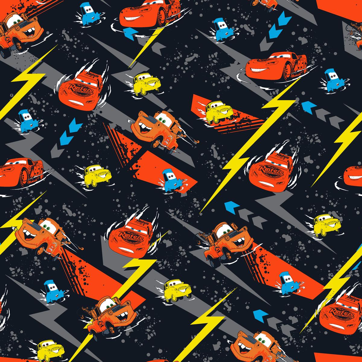 Disney Pixar Cars Action Packed Character Fabric