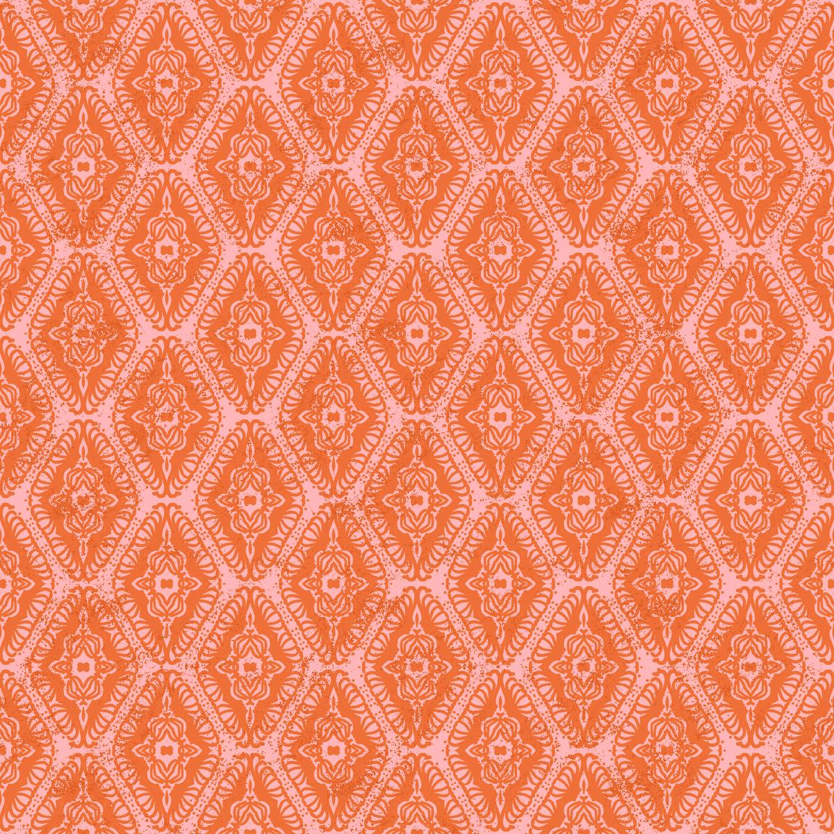 Holly Thomas Cottage Diamond on Blush Fabric