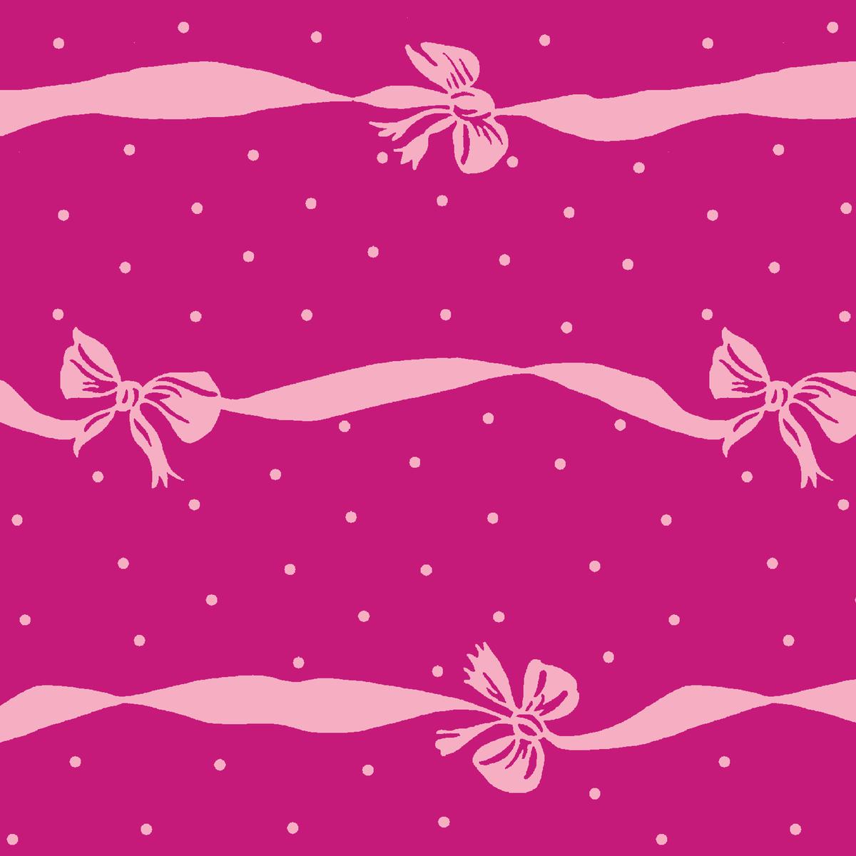 Infinite Bow in Fuchsia Fabric