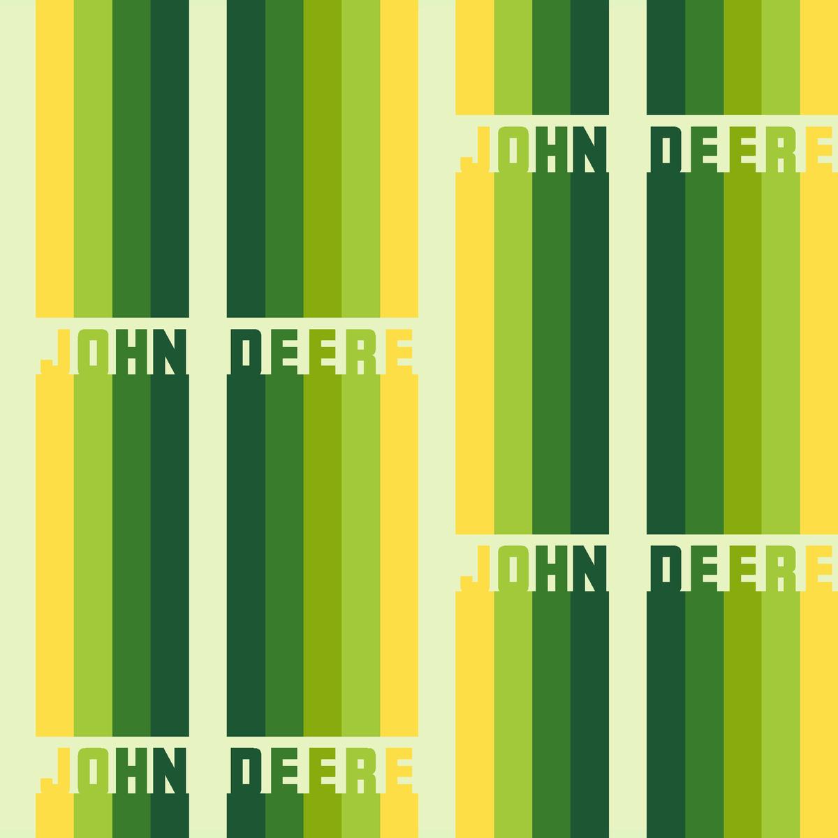 John Deere Stripes Fabric