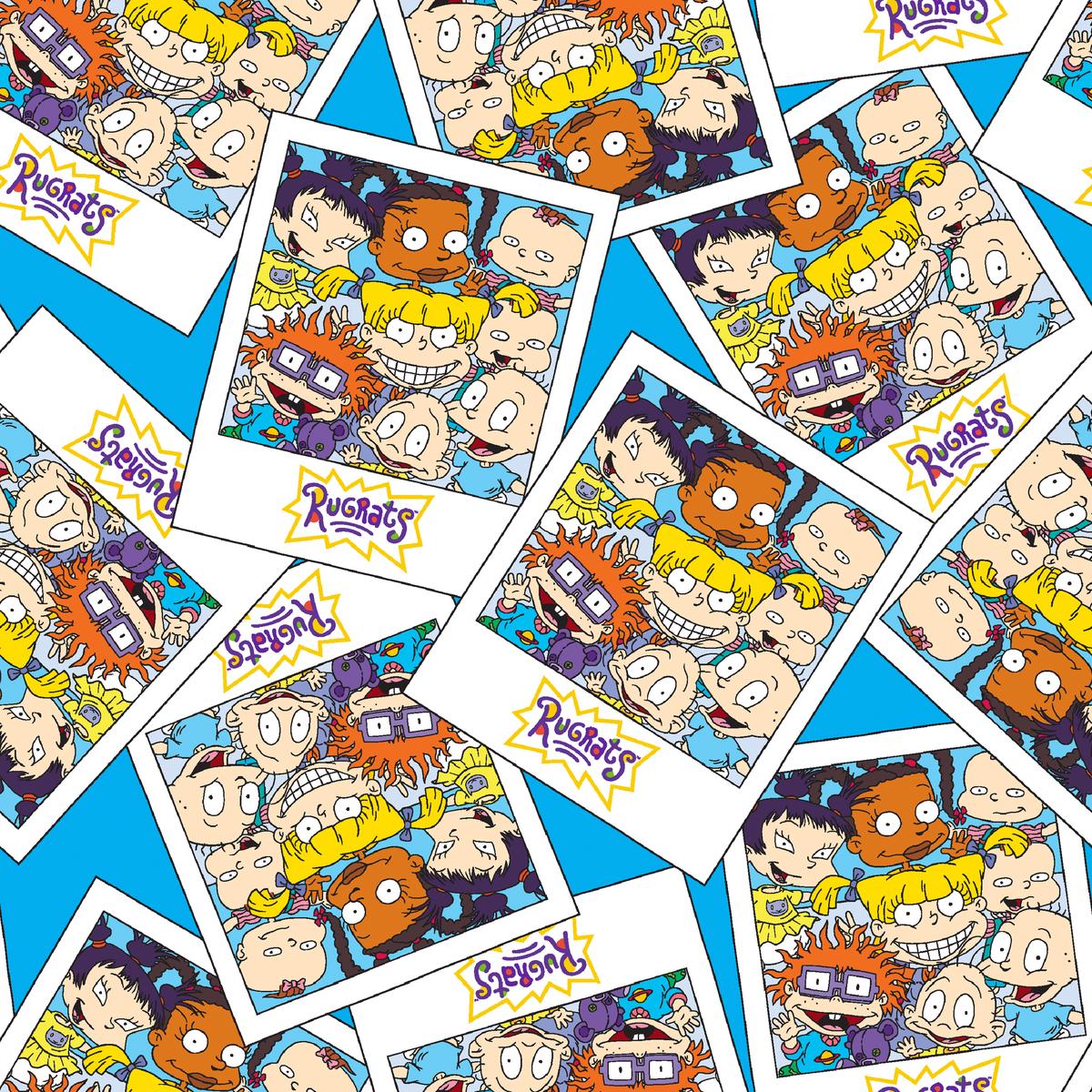 Nickelodeon Rugrats - Polaroid Cheesin' - Playful Character Fabric