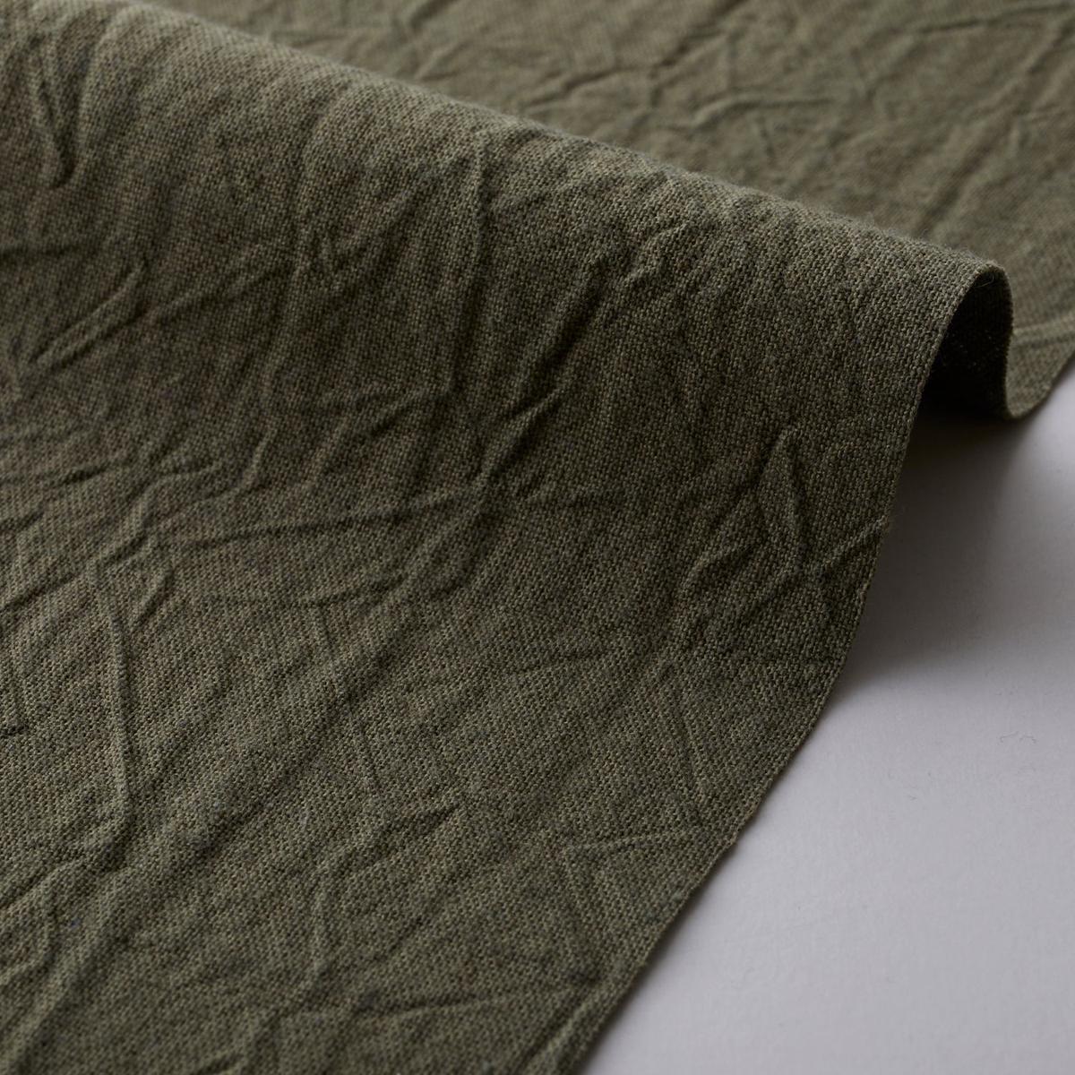 Nuno to Mono Cotton Linen Washed Canvas - Khaki YKA-510-1