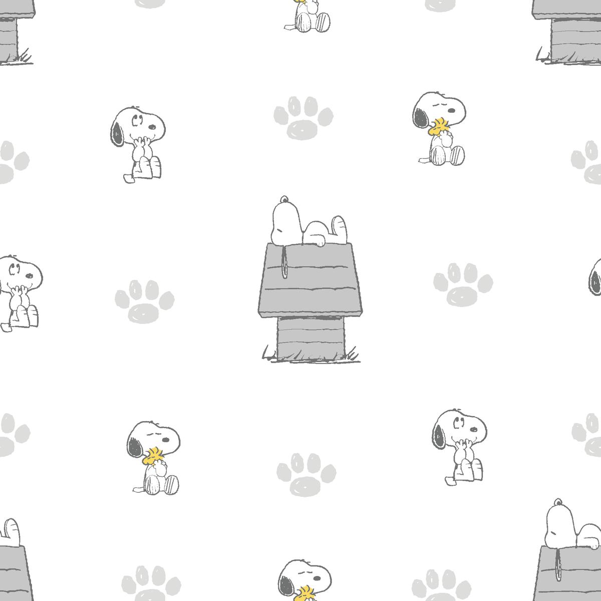 Peanuts Snoopy Dog House Fabric