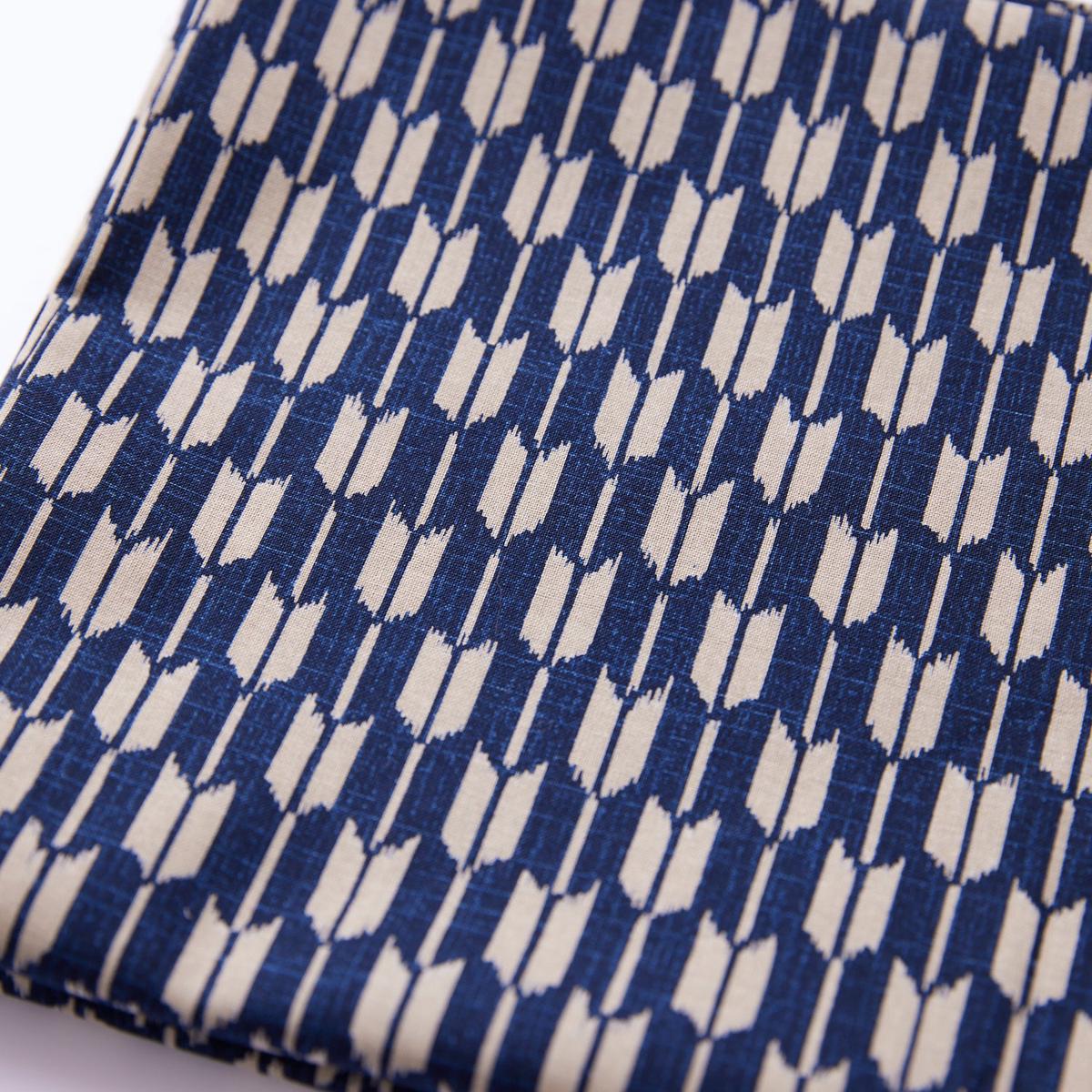 Yagasuri Arrow Cotton Broadcloth - Navy KW-3656-3