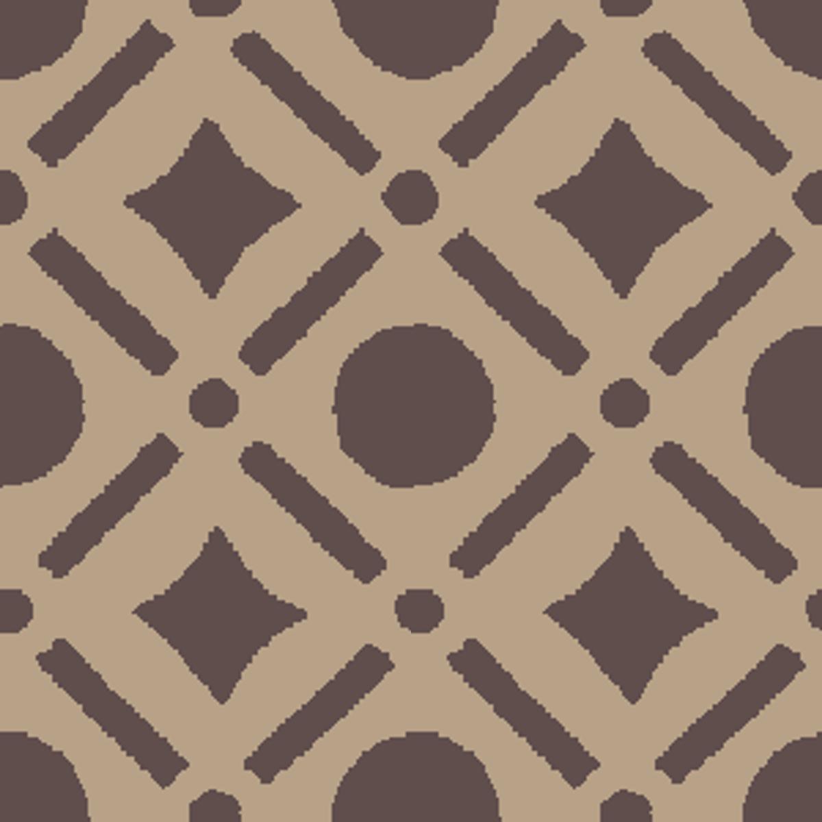 Geo Duskendale on Brown Fabric