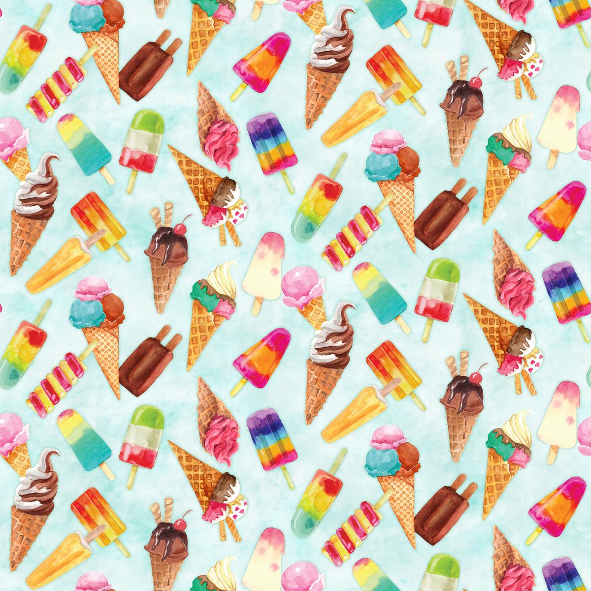 Kate Ward Thacker - Summer Scoops - Ice Cream Treats Fabric