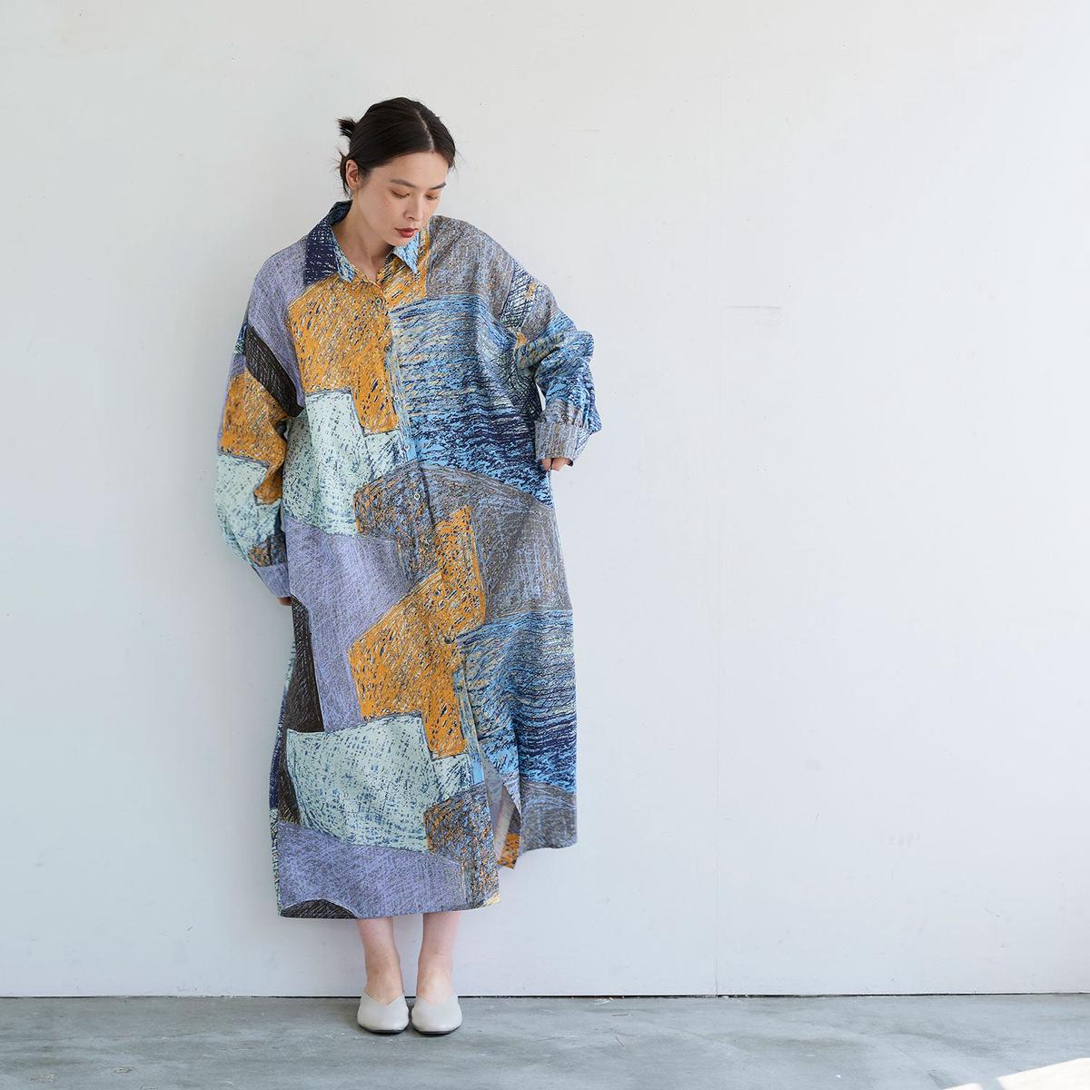KESHIKI Station City Cotton Viyella EKX-4810-1