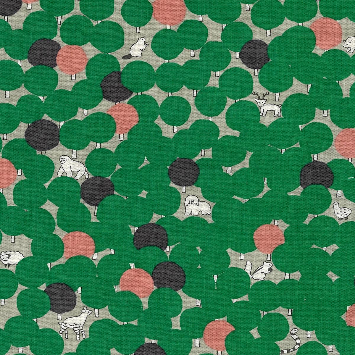 Marble SUD Tree Dot Cotton Linen Sheeting - Green EGX-8502-2