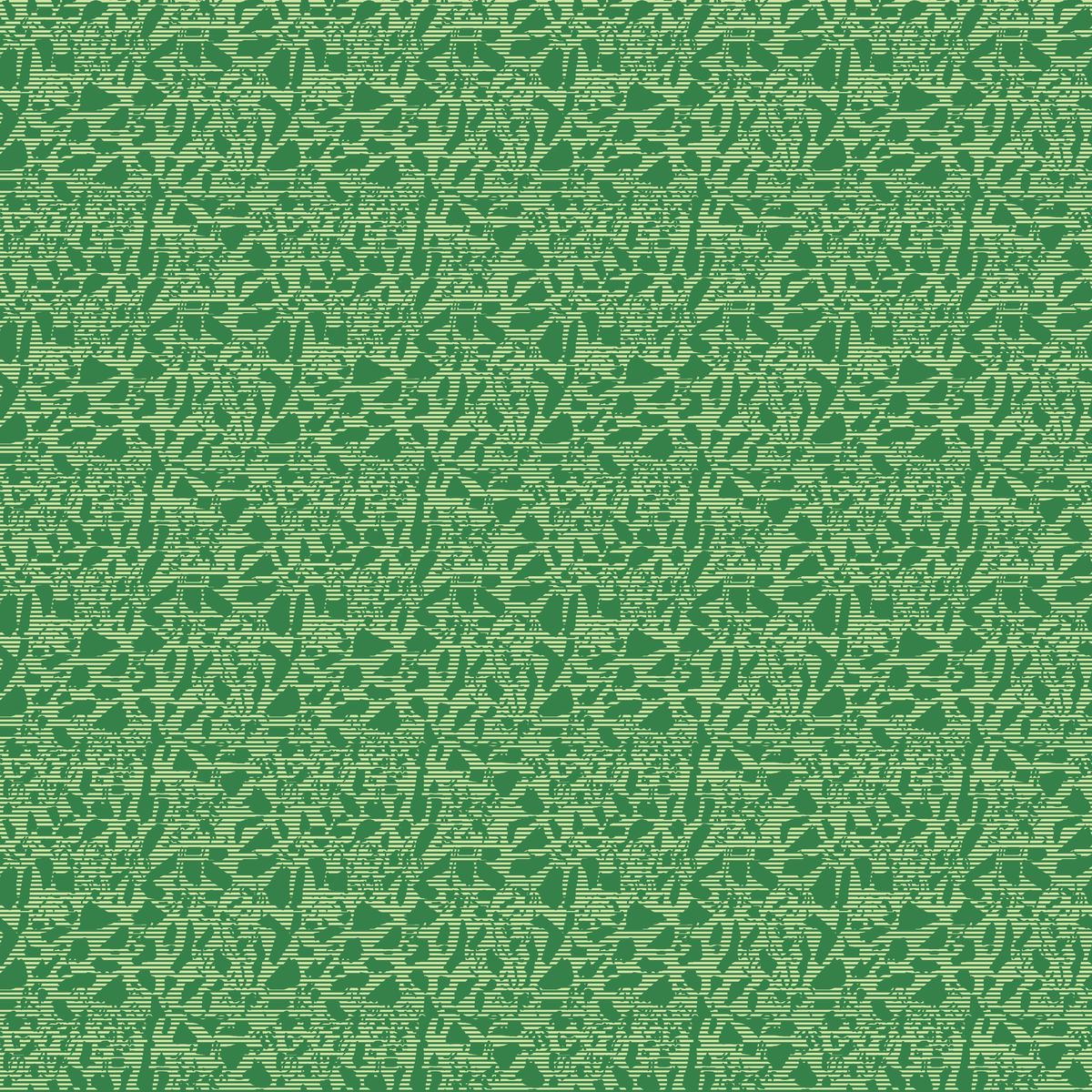 Rio on Green Fabric