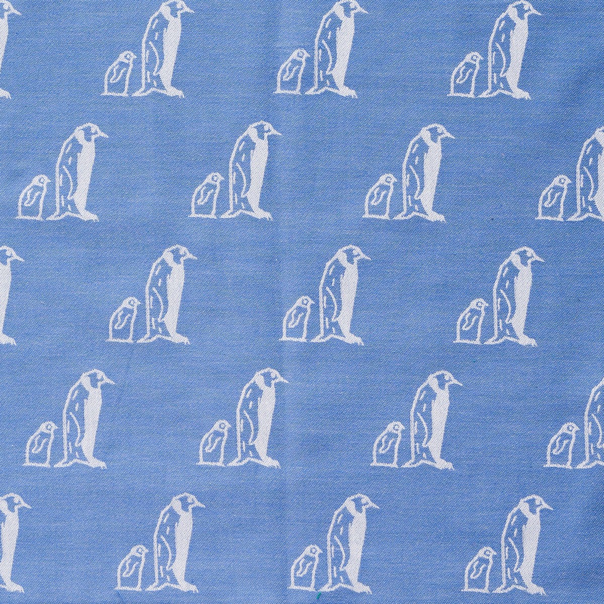 Clocomi Retro Animals Jacquard Fabric - Penguin TS-2052-1