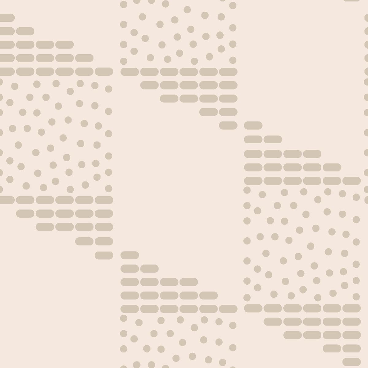 Fresh Diamond on Cream Fabric