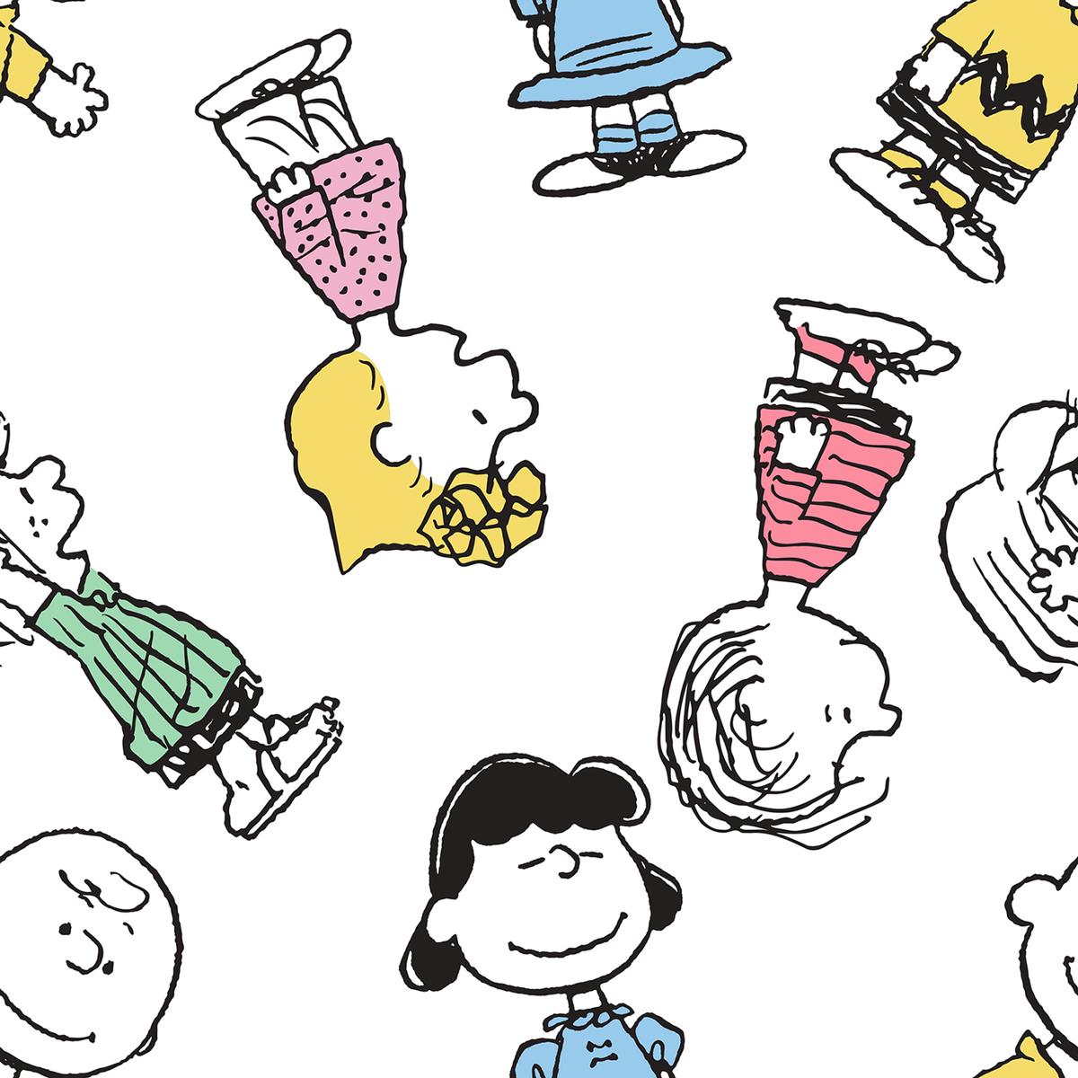 Peanuts Characters Style Toss Fabric