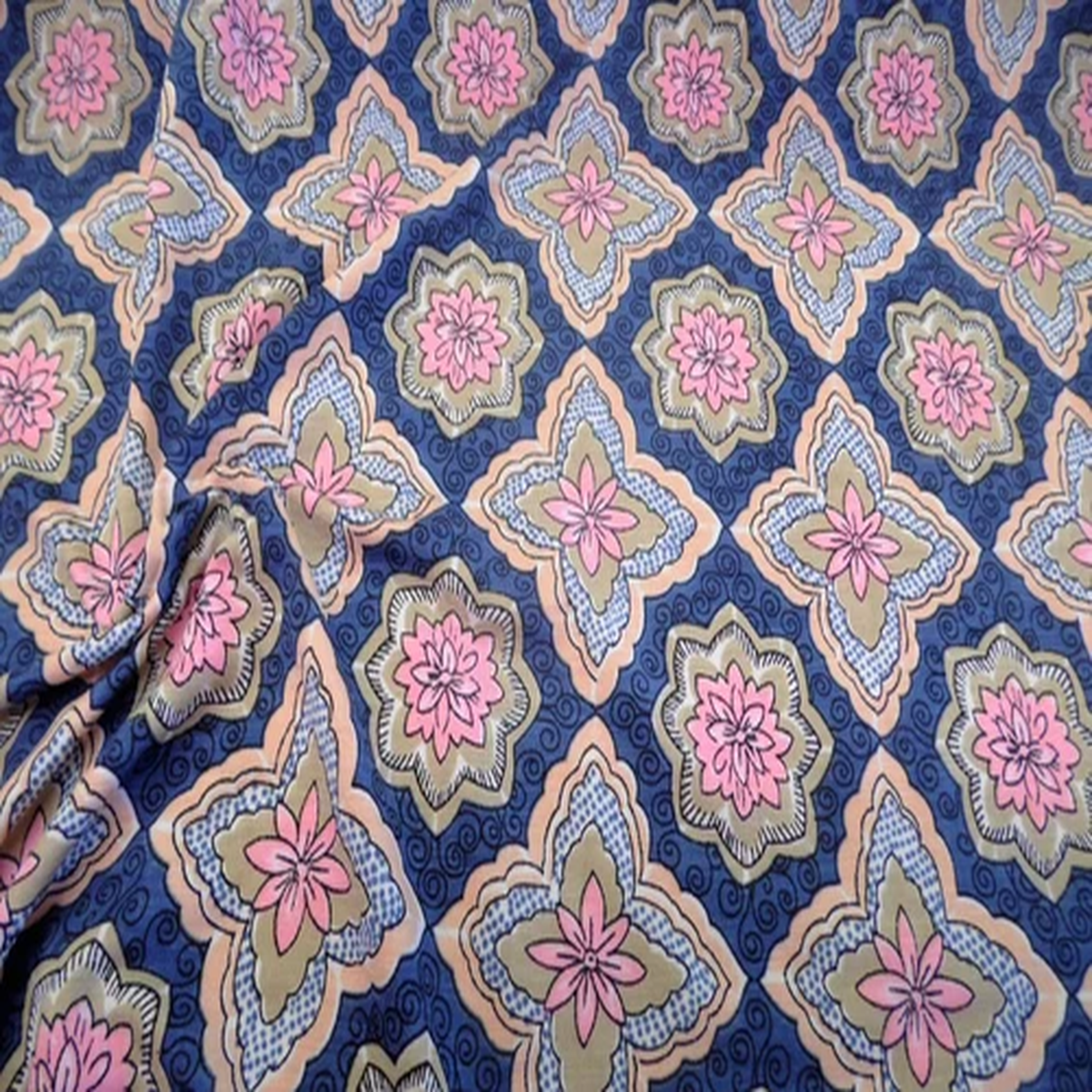 French General Fabric Cotton Floral Pink Moda Sew Quilting Craft New FAT QUARTER