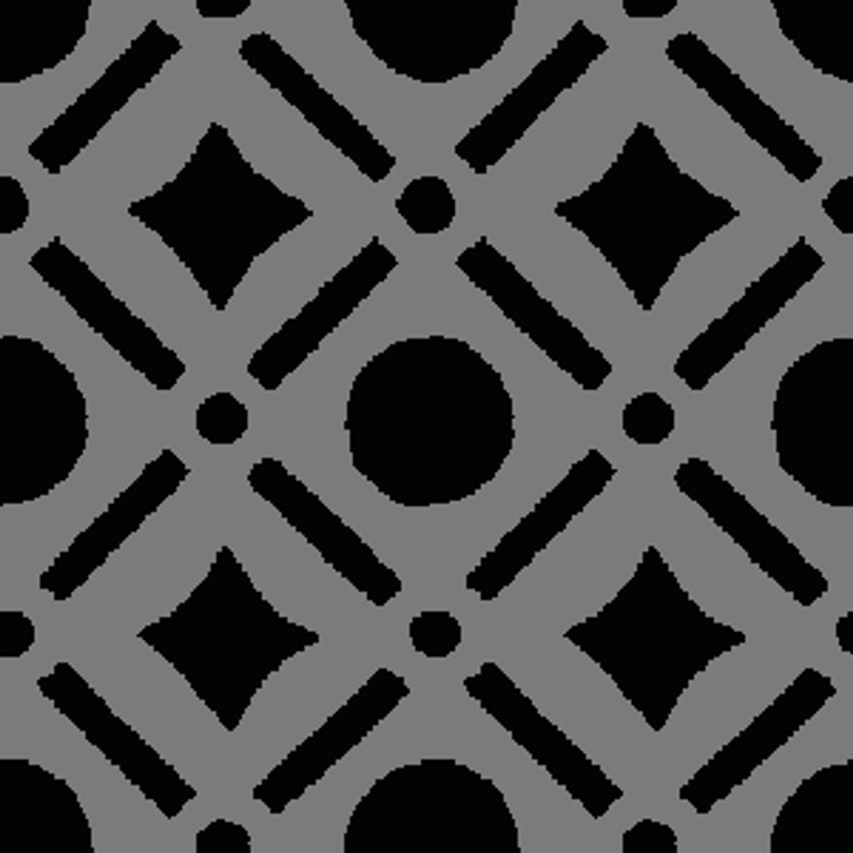 Geo Duskendale on Charcoal Fabric
