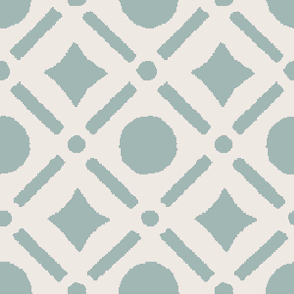 Geo Duskendale on Cream Fabric
