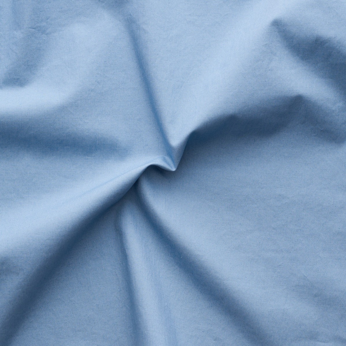 High-Density Cotton Poplin - Sax Blue