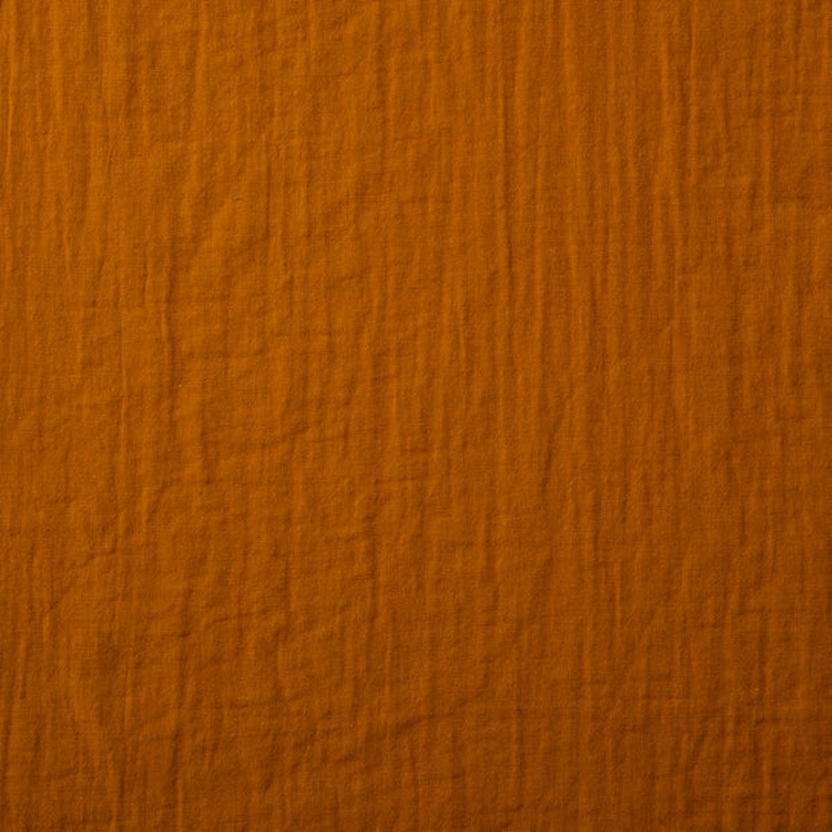 Nuno to Mono 100% Cotton Triple-Washed Double Gauze - Burnt Orange YKA-500-1