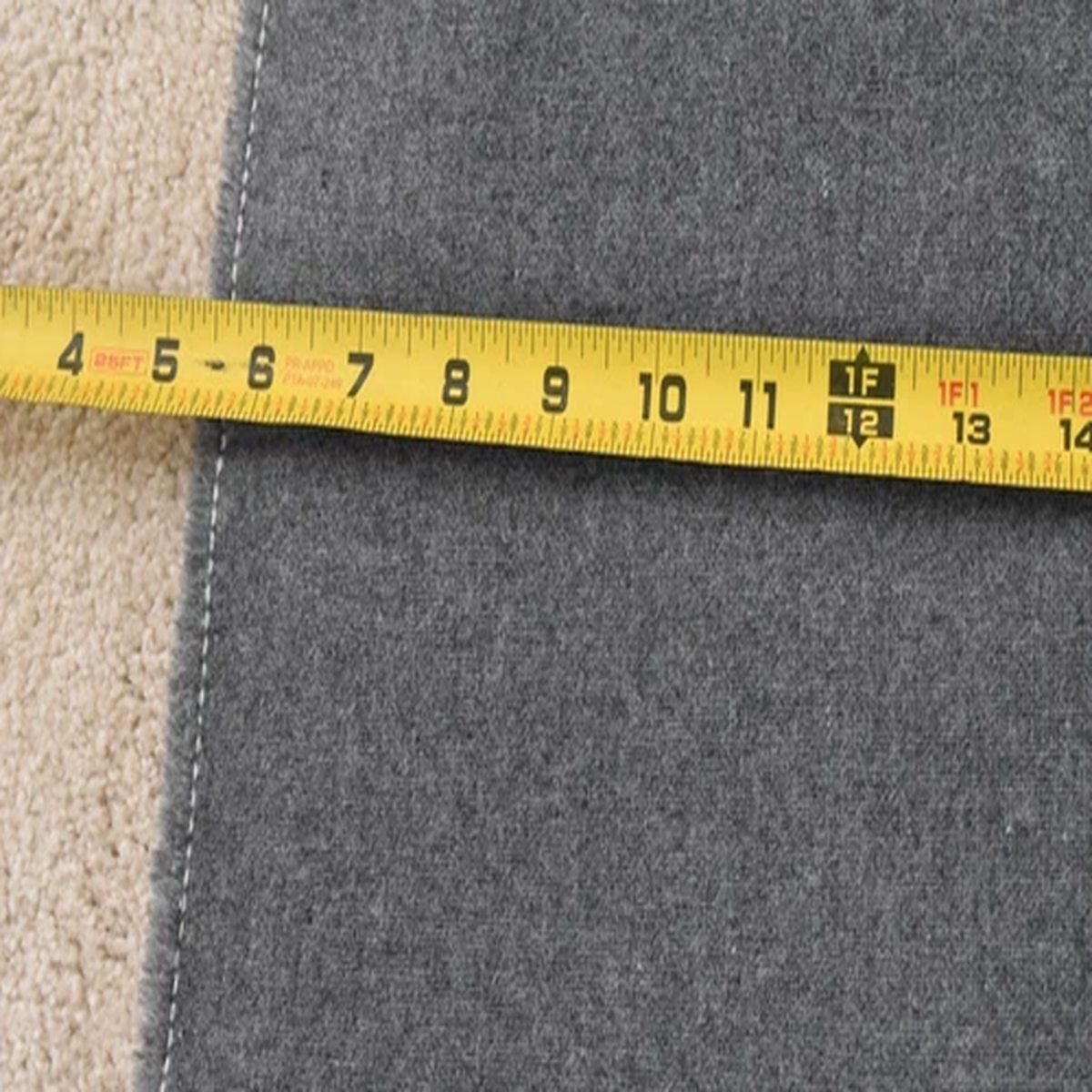 31" Long x 58" Wide, Heather-Gray Light-to-Mid-Weight Wool, A559
