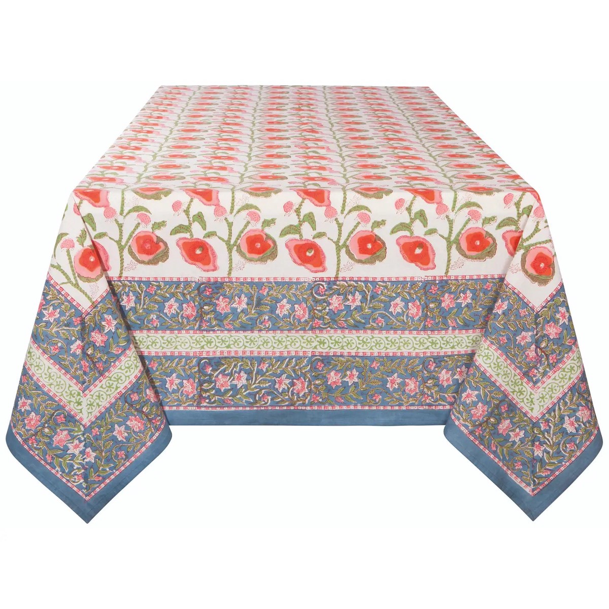 60x90 Poppy Tablecloth