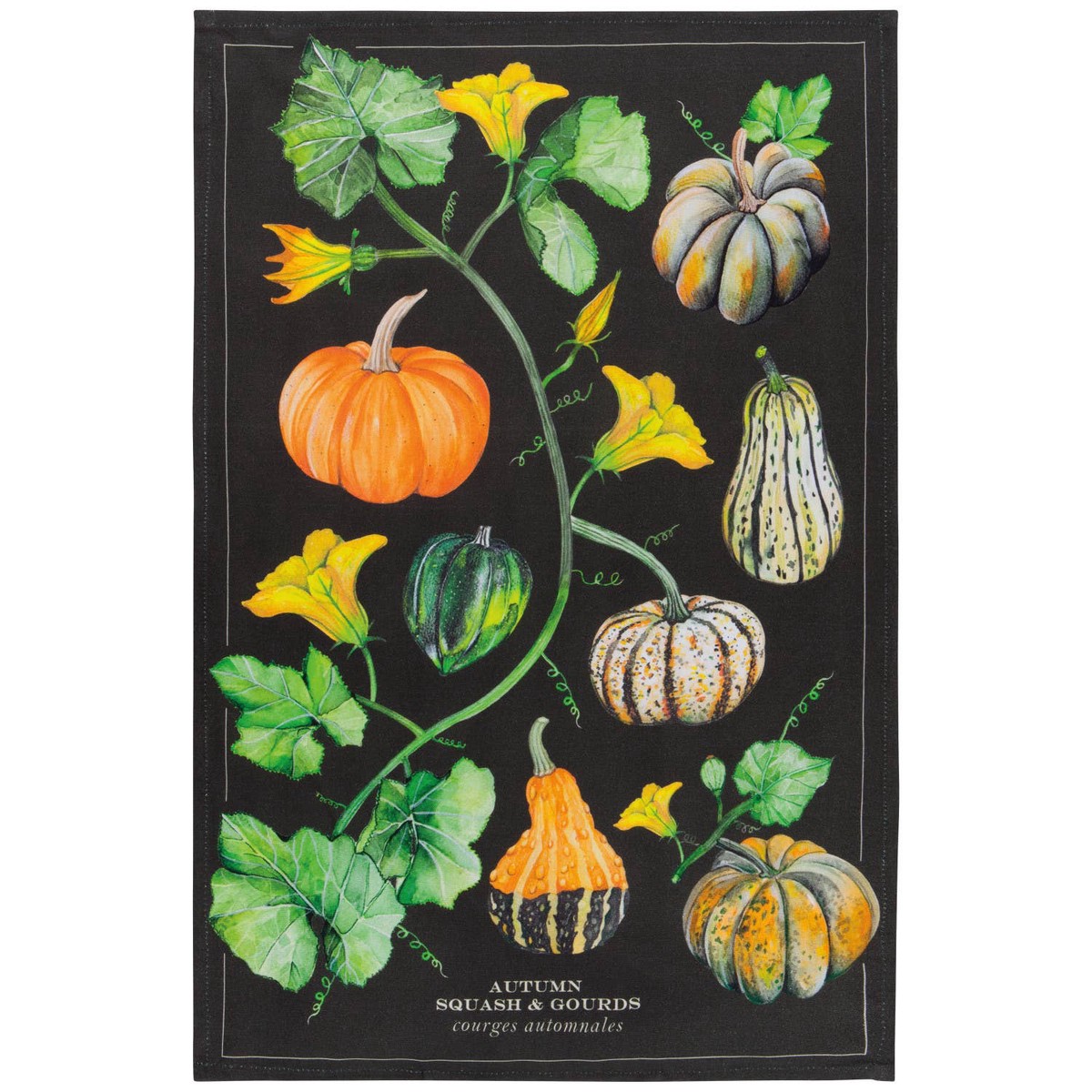 Autumn Squash Dishtowel