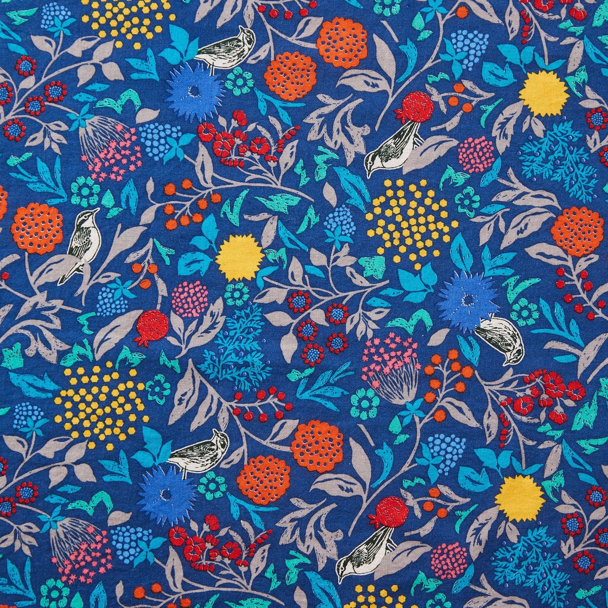 echino Murmur Cotton Linen Sheeting - Navy EKX-98130-31