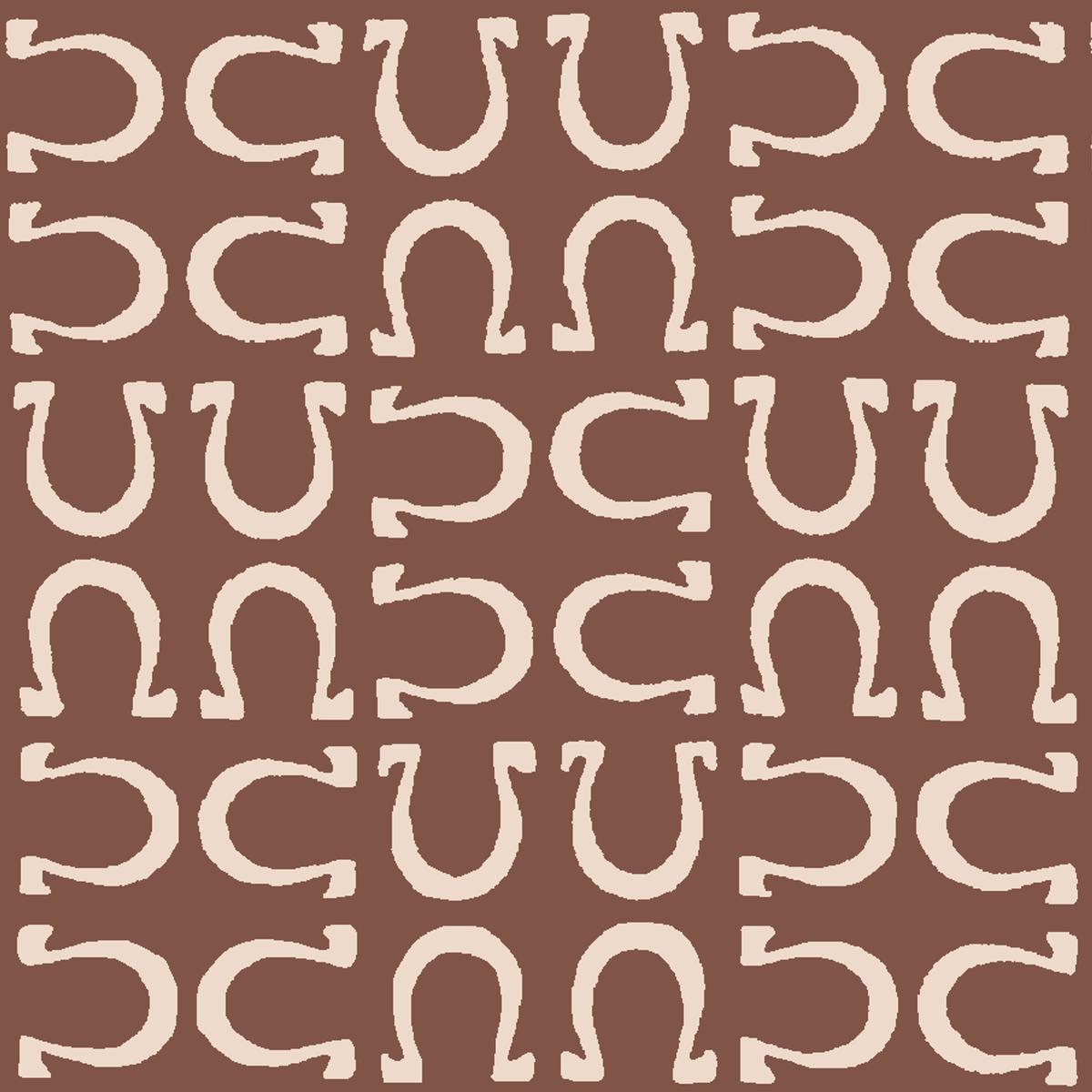 Horse Shoe - Saddle Fabric