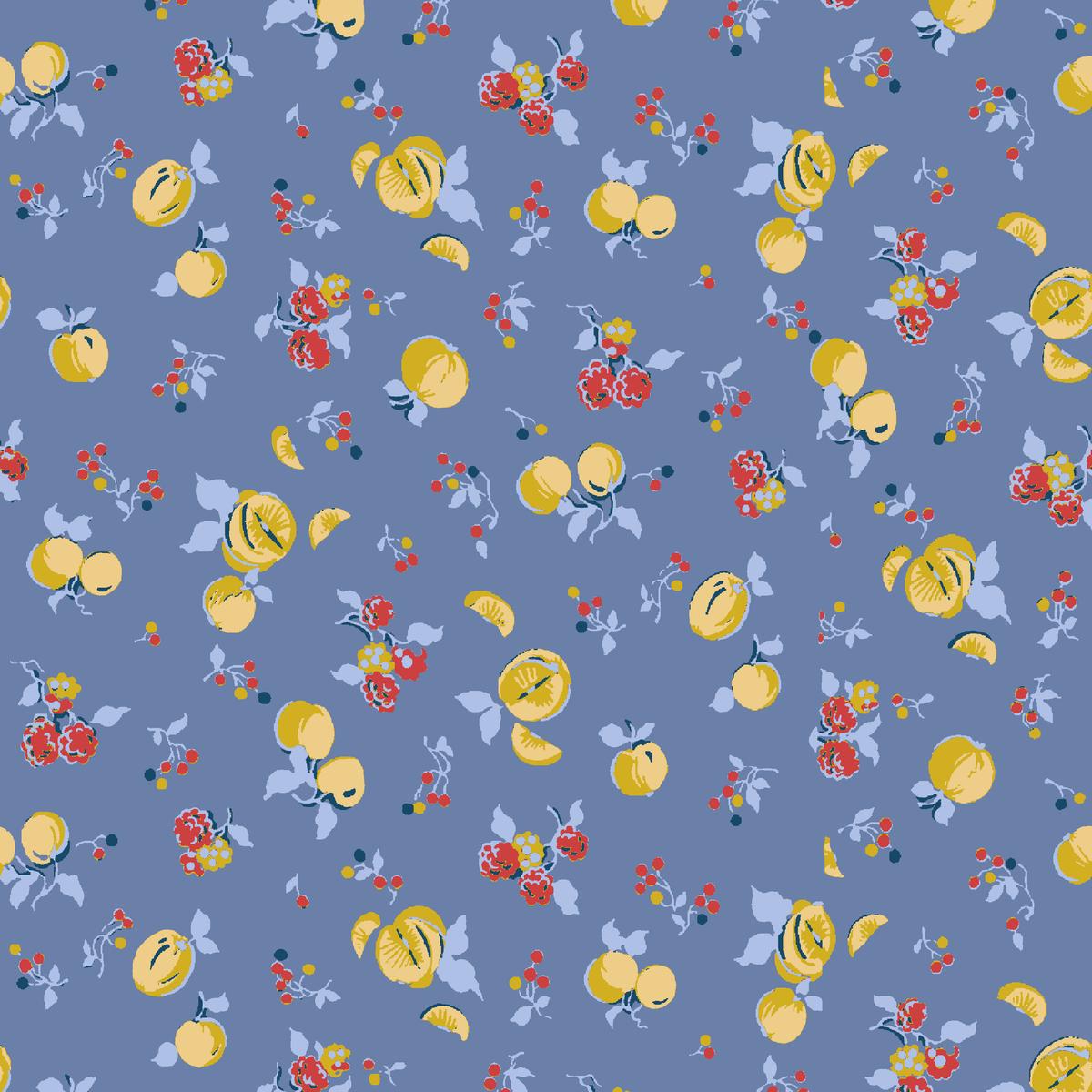 Salerno on Faded Denim Fabric