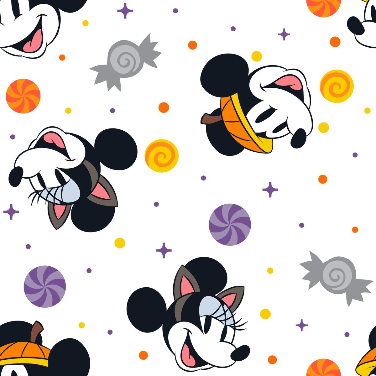 Disney Mickey Mouse Sweet As Candy Fabric