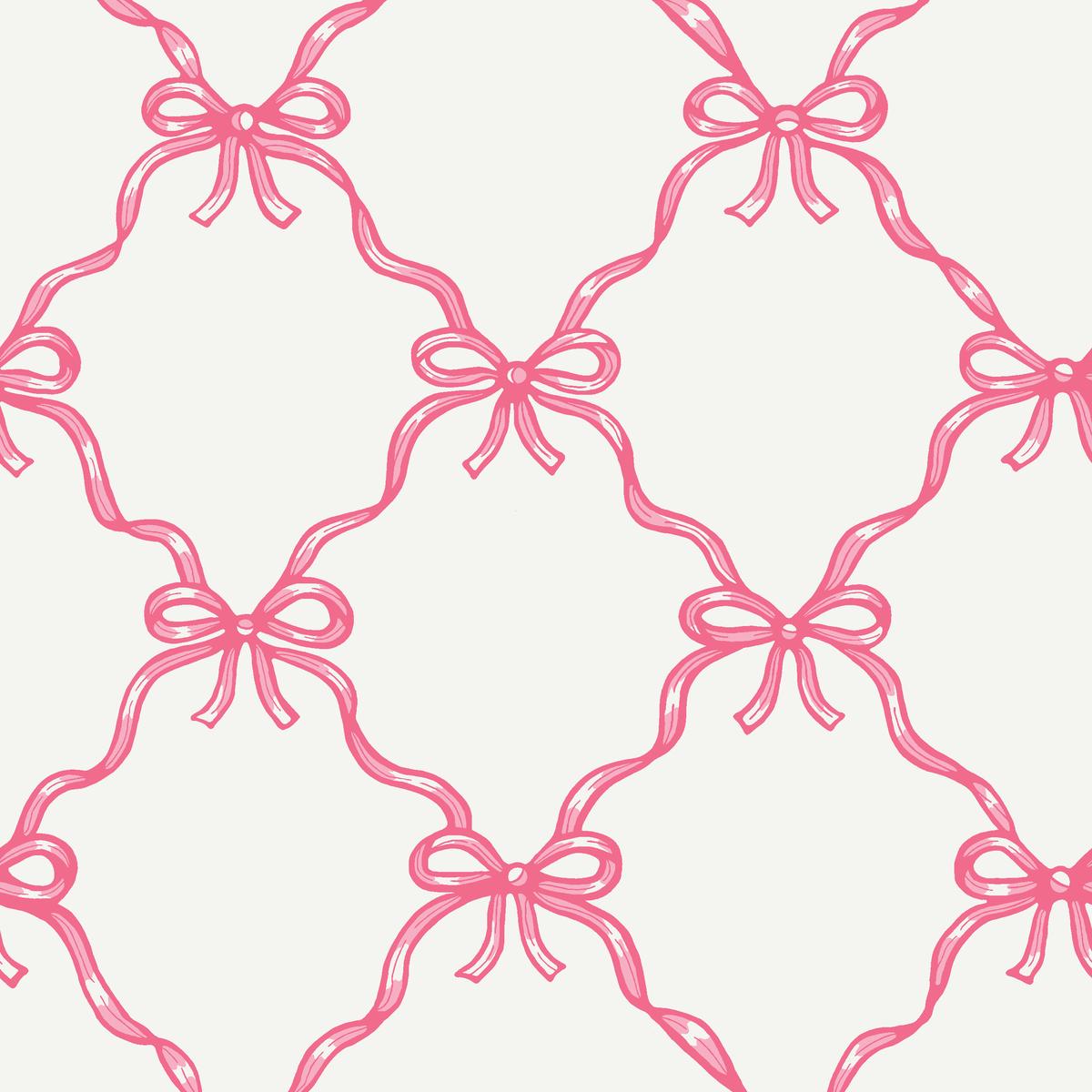 Lattice Bow in Powder Fabric