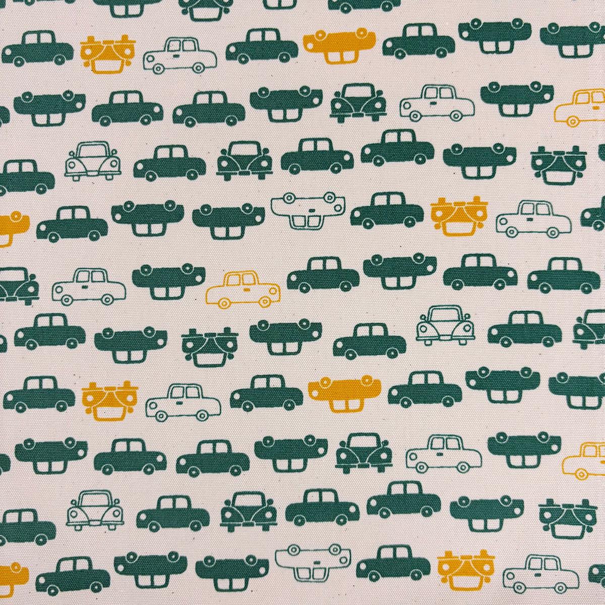 Simply Palette Car Prints Cotton Oxford - Beige YPA-69010-3