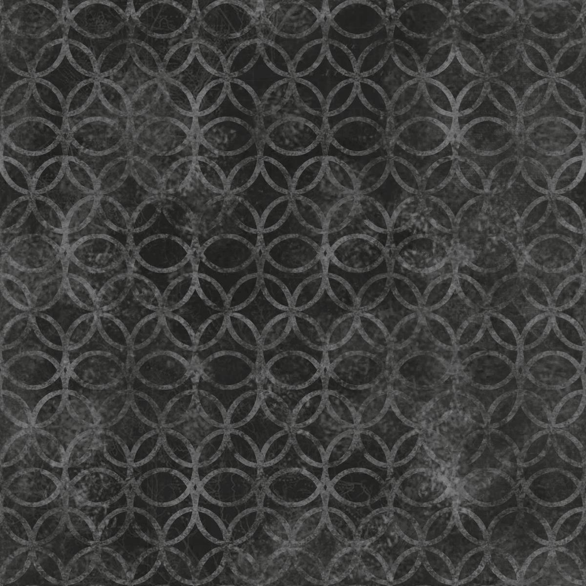 Susan Winget - Timeless Rings - Charcoal Geometric Fabric