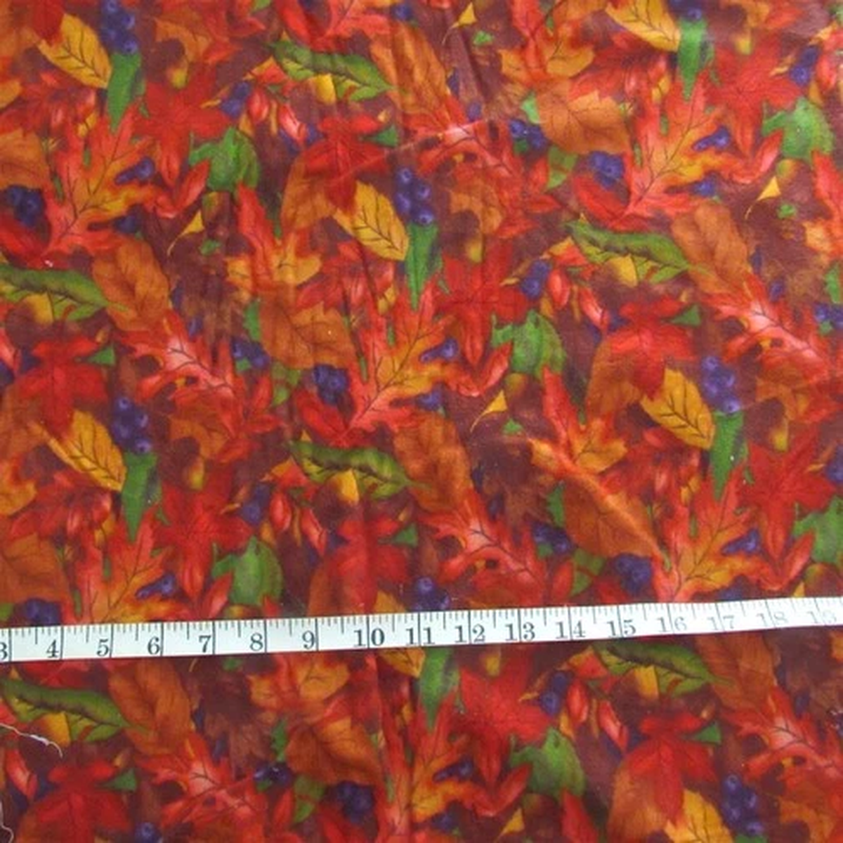 1 yd Flannel Fabric “Possibilities” by Avlyn Inc, Autumn Leaves
