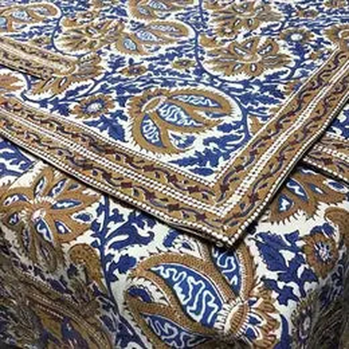 60x60 Pumpkin Flower Tablecloth