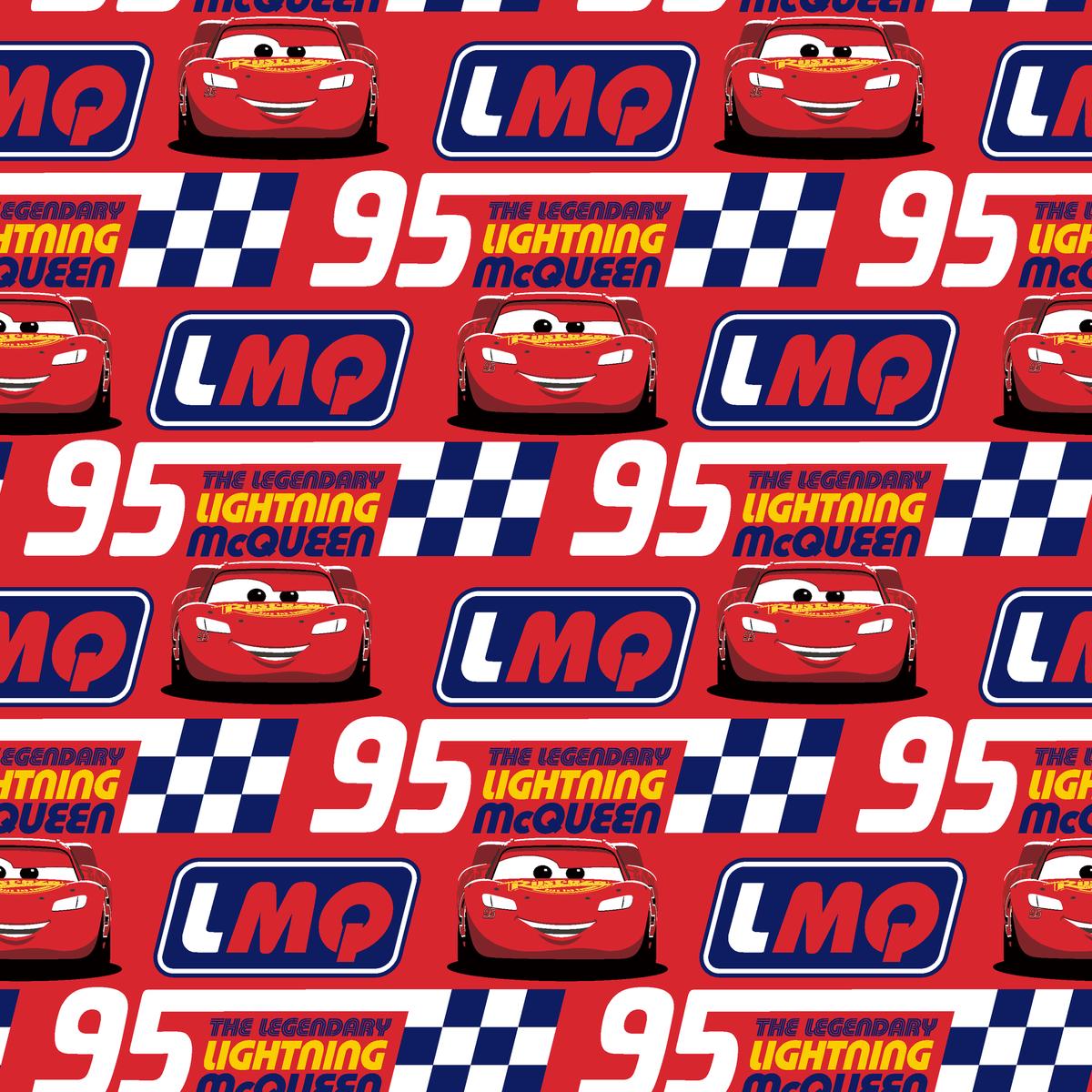 Disney Pixar Cars Legendary McQueen Fabric