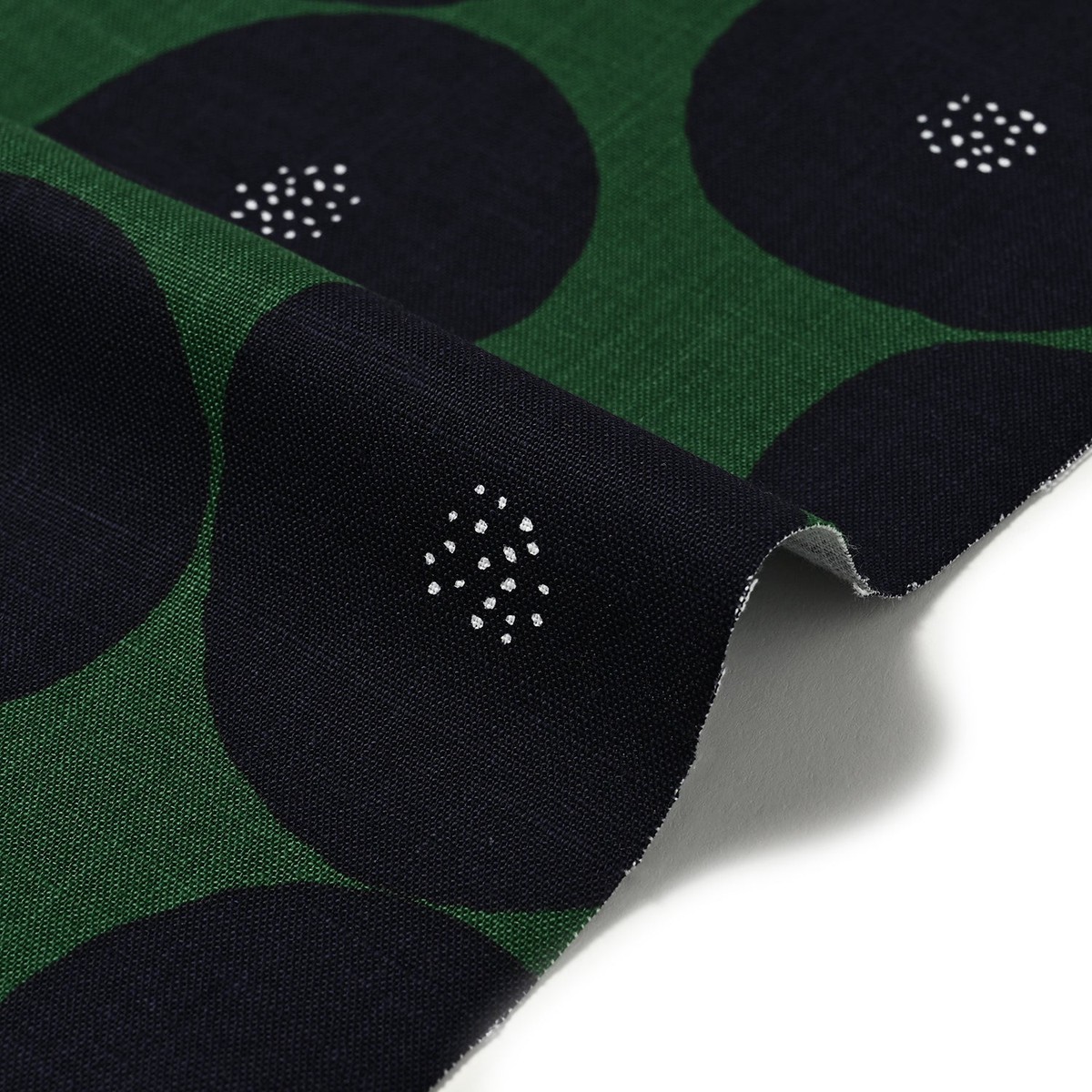 MUDDY WORKS Anpan Cotton Lightweight Canvas - Green x Navy EKX-1140