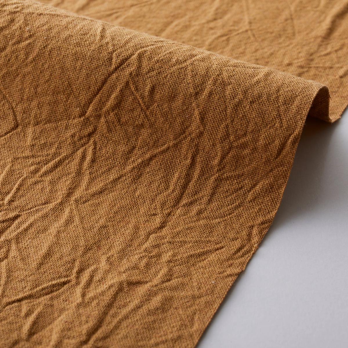 Nuno to Mono Cotton Linen Washed Canvas - Brown YKA-510-1