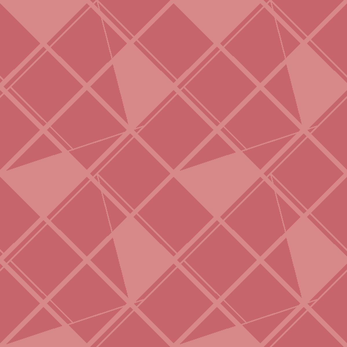 Retro Lattice - Rose Diamond Fabric
