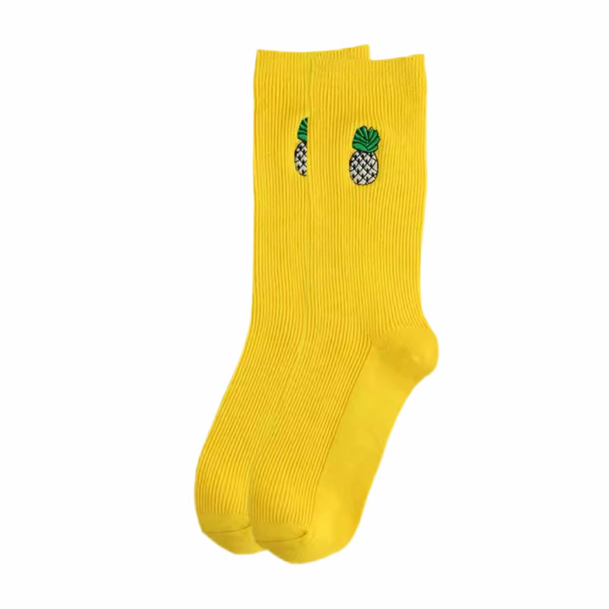 Chaussettes Ananas Brode