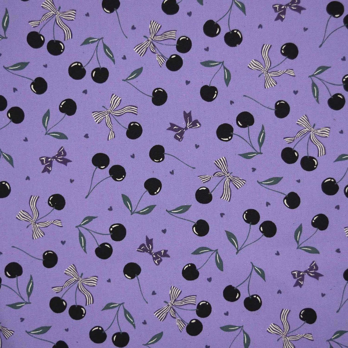 Cherry Bonbon Cotton Oxford - Purple YKA-39020-1