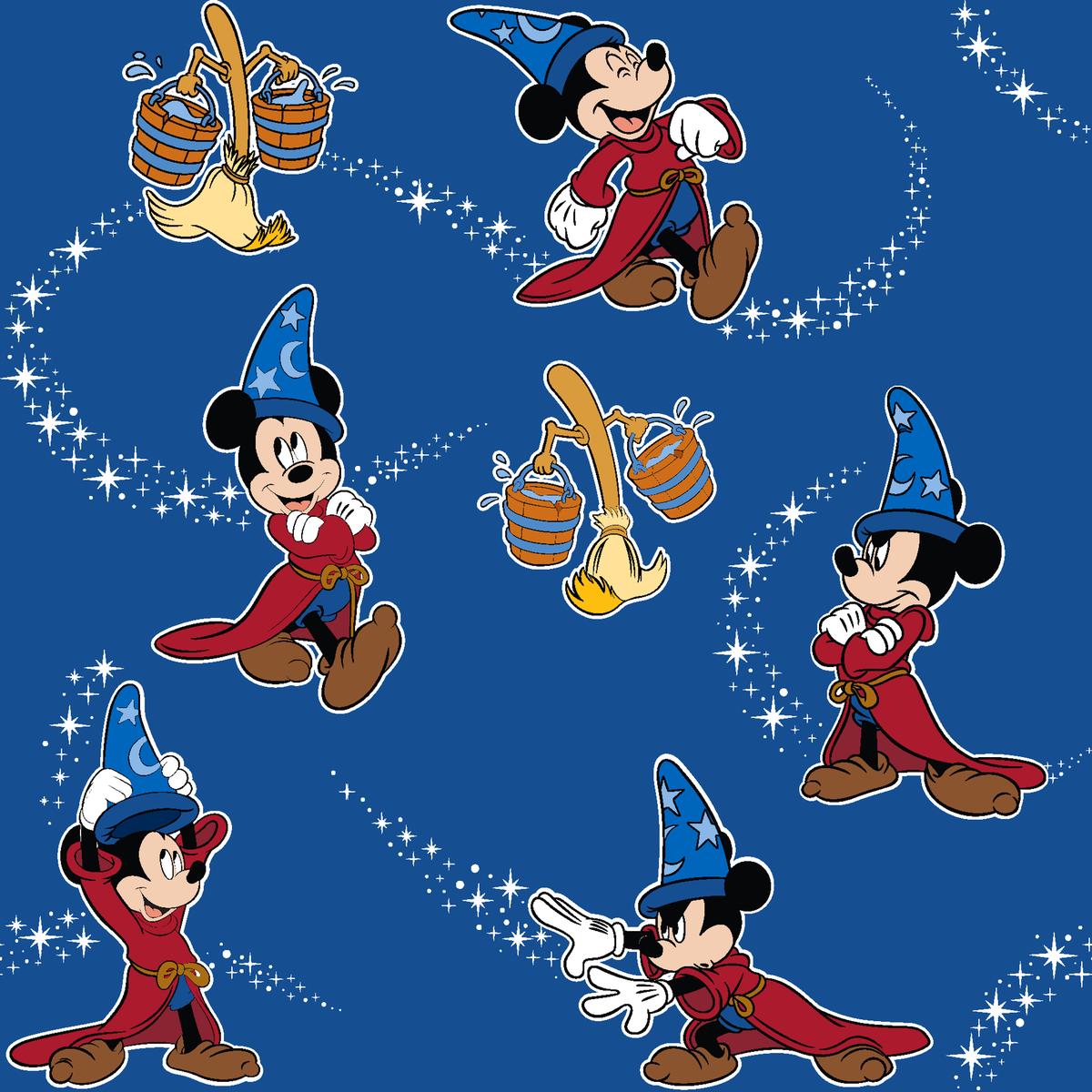 Disney Fantasia Wizard Mickey Fabric