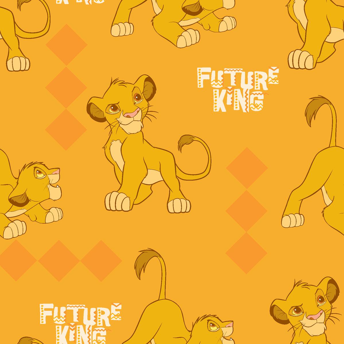 Disney The Lion King Simba Future King Fabric
