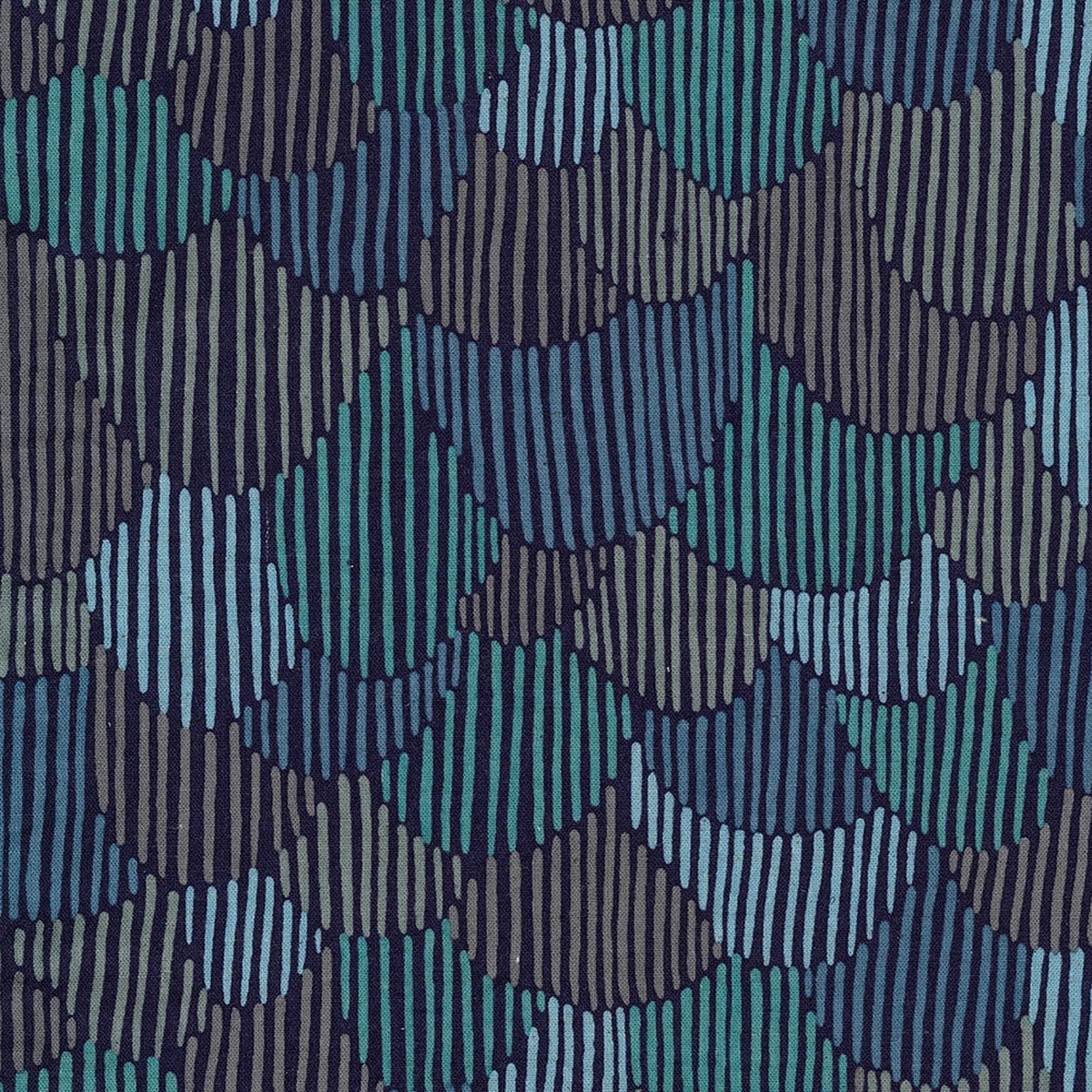 Pathway by Bookhou - Scallops Cotton Linen Sheeting - Navy