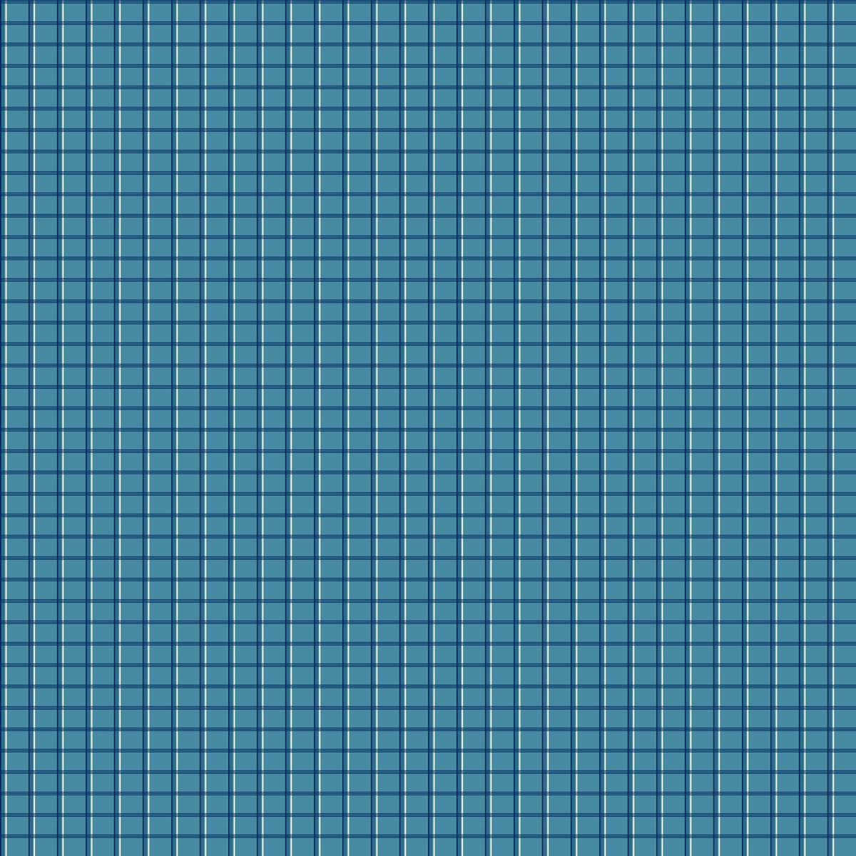 Pool Tile Check - Modern Grid Fabric
