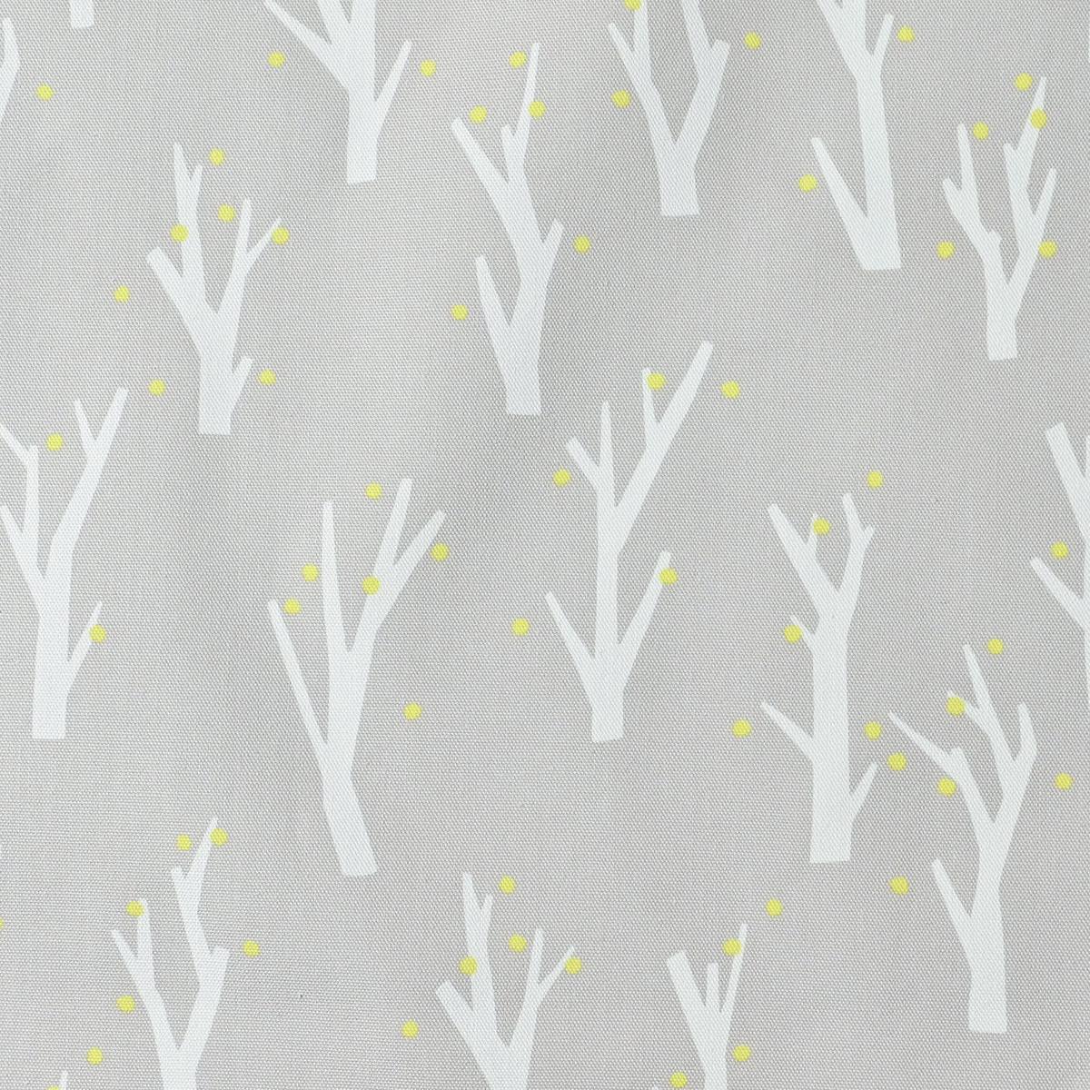MUDDY WORKS Flowering Tree Organic Cotton Oxford - Light Grey EKX-137-1