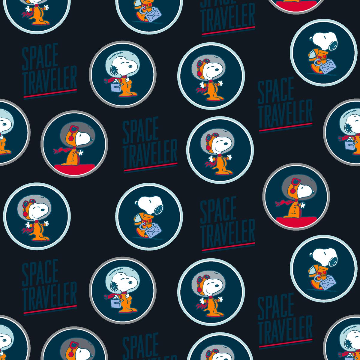 Peanuts Snoopy Space Traveler Fabric