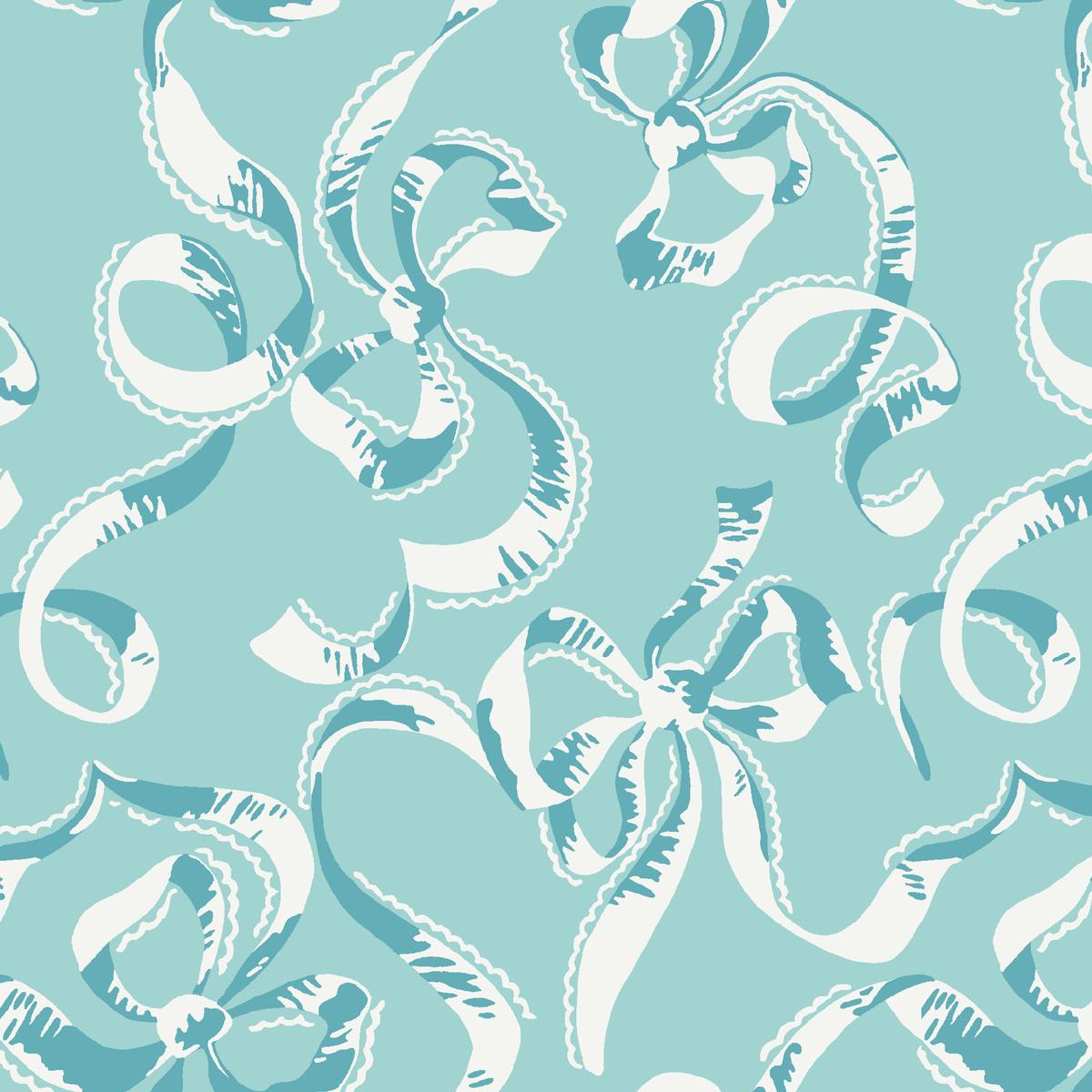 Bella Bow in Canal Fabric