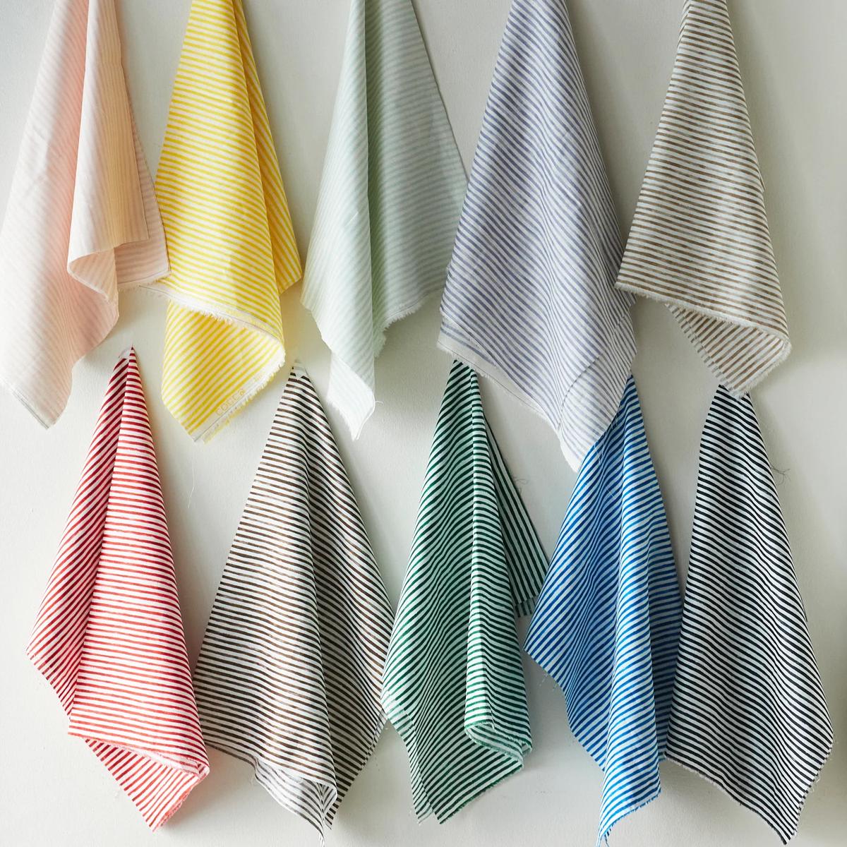 Shima Shima Stripe Linen Cotton Sheeting TC-1050-1